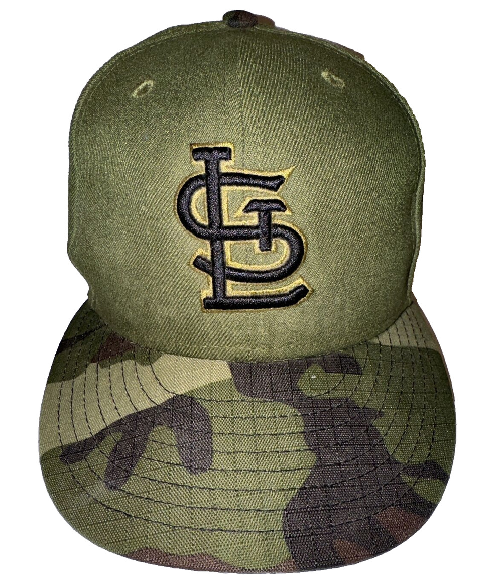 St. Louis Cardinals Cap 59Fifty Fitted Army Memorial Day New Era Five Star SZ 7